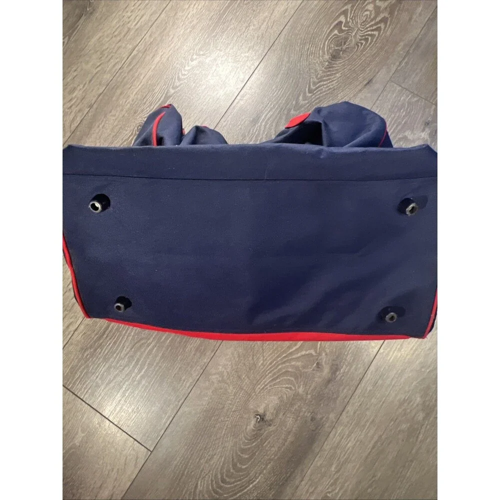 Tommy Hilfiger Tri-Color Cotton Canvas Duffle Bag